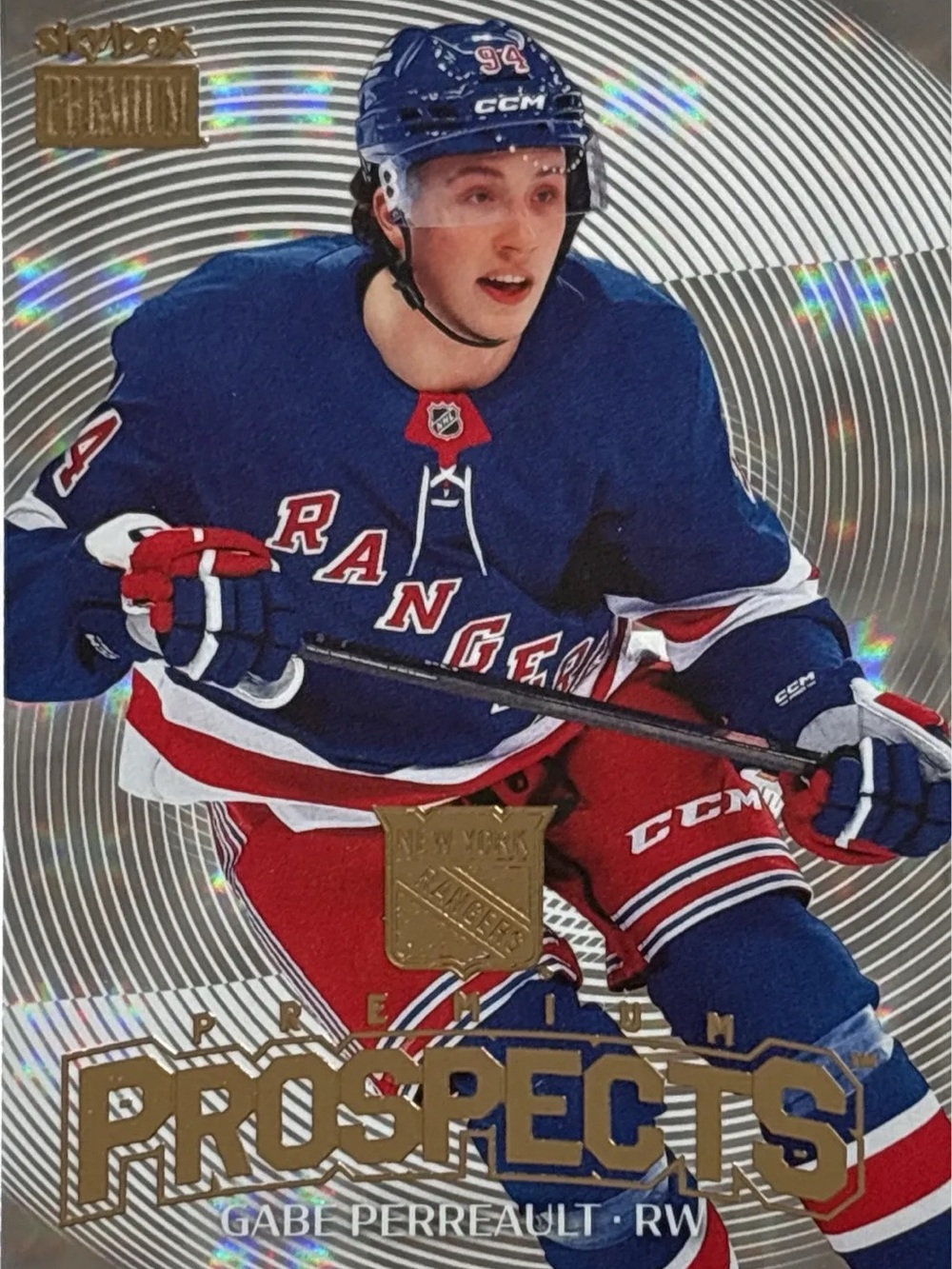 Skybox Gabe Perreault Rookie Trading Card